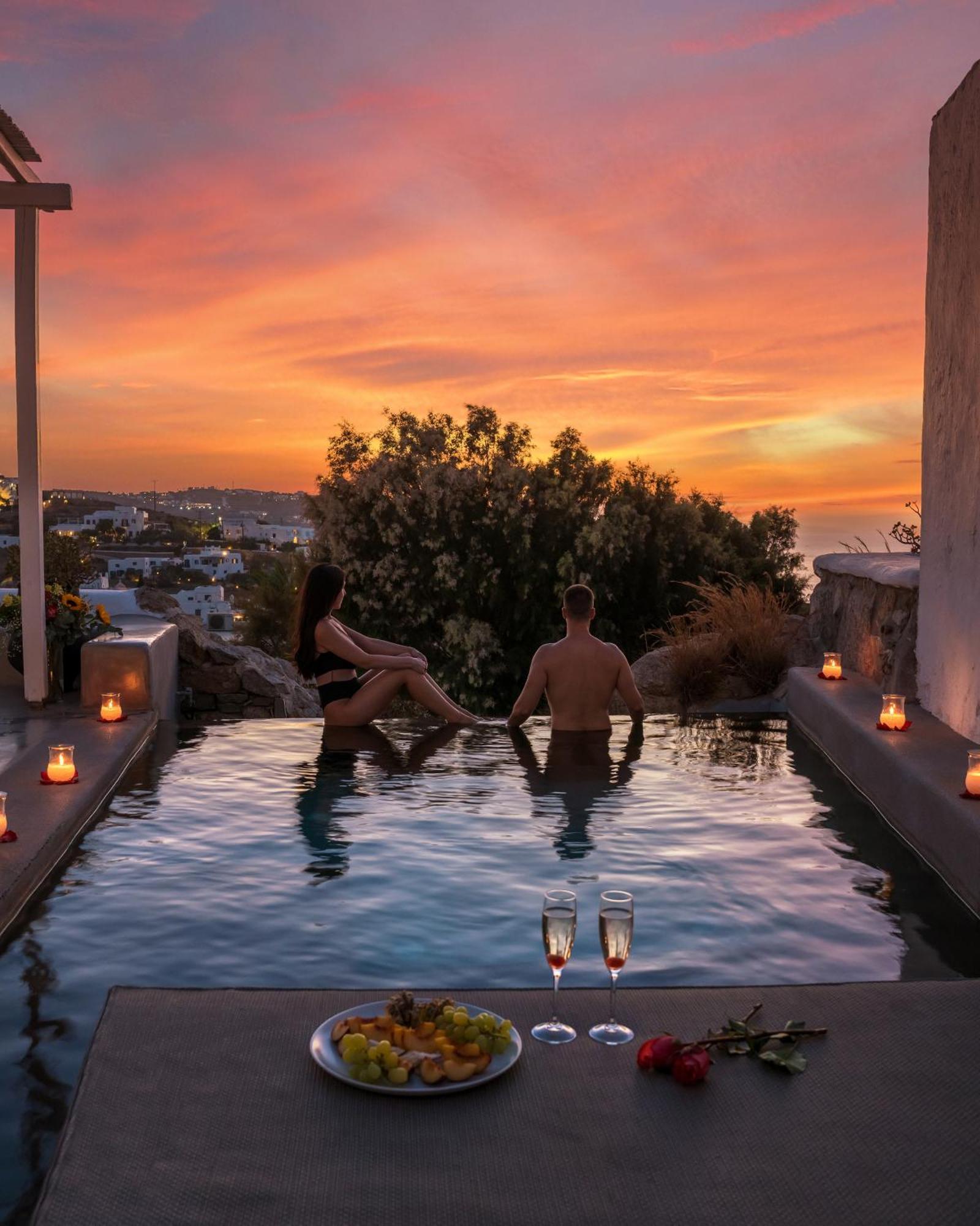 Mykonos Town Ostraco Suites מראה חיצוני תמונה